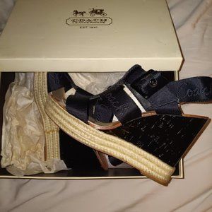 Coach Sandals wedge